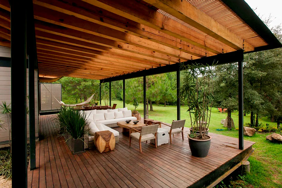 Уютная терраса из дерева своими руками за 4 простых шага